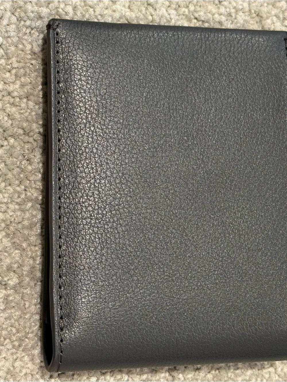 New TUMI Men's Black Leather Alpha Double BillFold Wallet